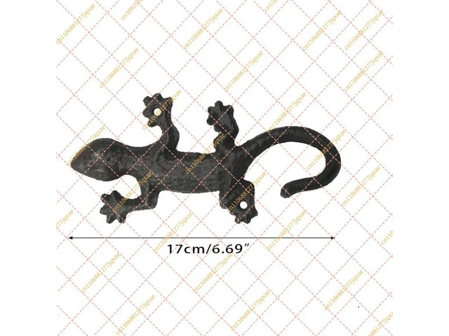 Coat Hook with Design Heavy Duty Rustic Cast Iron Decorative Wall Hook Kitchen Living Room Bathroom Wall Decor G5AB