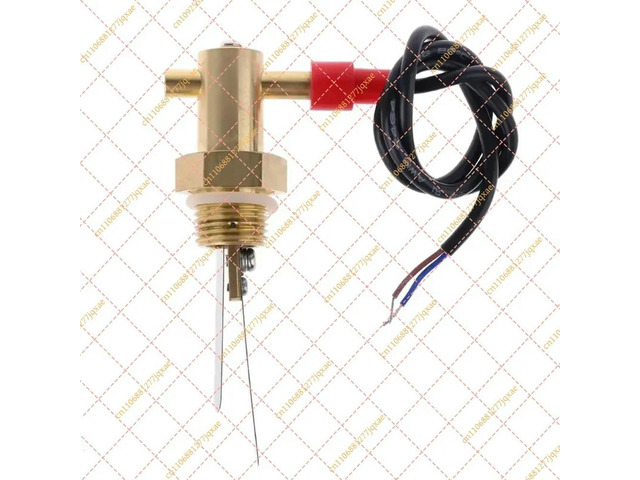 Brass G1/2 Water Flow Sensor, 10W DN15 Liquid Flow Switch for Pump