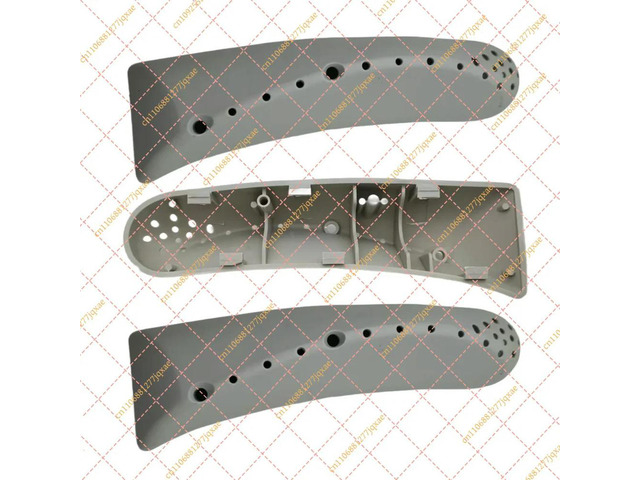 3-Pack 41021913 Drum Lifter Arms for Candy Washer - 180x53mm Paddles with 6 Mounting Clips