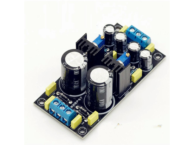 LM317/LM337 Dual Adjustable Voltage Regulator Power Supply, AC-DC Filter Module for Audio Preamplifier
