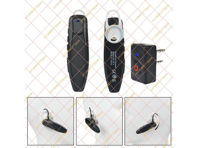 Hands-Free Bluetooth PTT Earpiece with K-Plug Adapter, Headset for Kenwood Two-Way Radio