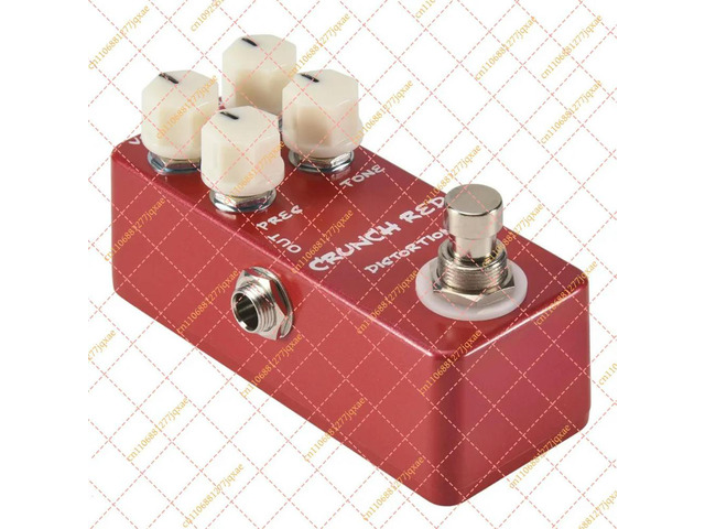 Mini Crunch Distortion Guitar Pedal, True Bypass l Shell Effect for Electric Guitar