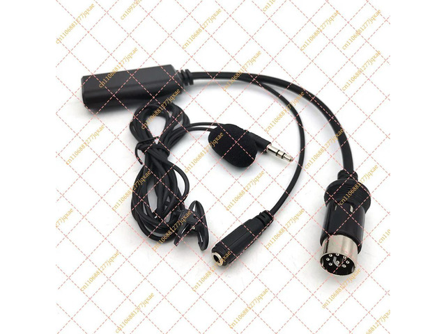 8 Pin Car Audio Bluetooth Cable AUX Adapter with Microphone for KCM-123B M-BUS 9501 9503 9823 9825