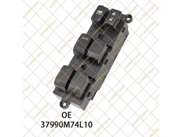 Front Left Power Window Switch 12-Pin 37990-M74L1-0 for Suzuki Swift Ertiga 2012-2018