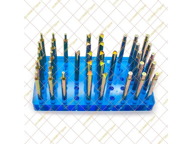 High Precision Lapidary Dop Sticks 6mm x 65mm, Gemstone Faceting Tool Set with Box