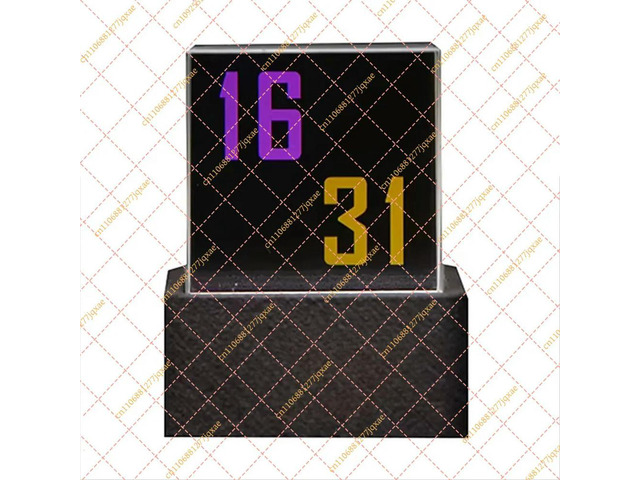 for GeekMagic Crystal Cube Weather Station & Digital Clock, Holographic Desktop Photo Display with Custom GIFs