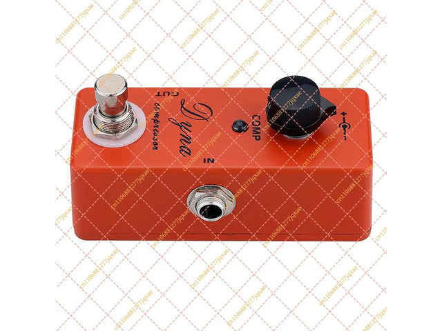 Mini Compressor Guitar Effect Pedal, True Bypass Dynamics Compressor for Electric Guitar