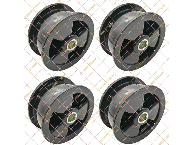for Zanussi AEG Electrolux Dryer Idler Pulley 1250125034 - Clamping Roller Replacement (4 Pack)