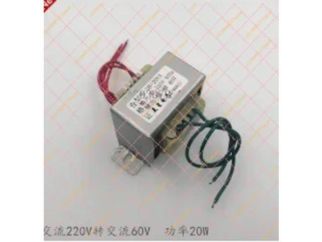 20W AC Step-up Transformer, 220V to 60V 0.3A Control Transformer