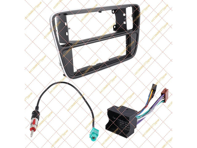 Single Din Car Dash Frame Radio Panel Fascia Plate Harness Antenna Kit for Up Citigo Mii 2012+