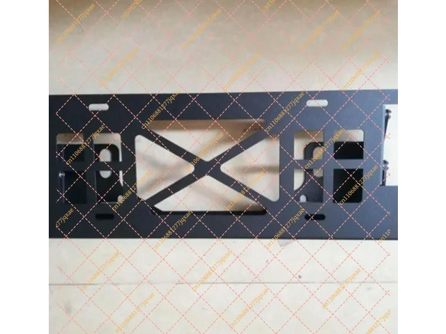 Sliding Winch License Plate Frame with Lock for Raptor F150, Wrangler, Tundra, FJ Cruiser, Prado & BJ40