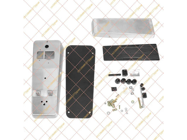 Plain Aluminum Guitar Pedal Enclosure, Foot Control Effects Box for Band & DJ