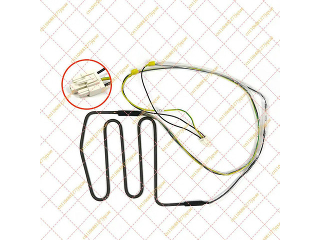 0064000843F for Haier Defrost Heating Wire - Universal Replacement Heater Tube Part for BCD-518 & BCD-521 Series Cooling Systems