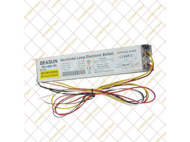 200-240V UV Lamp Electronic Ballast for Water Treatment, Suitable for 75W/80W/100W Germicidal Ultraviolet Lamps