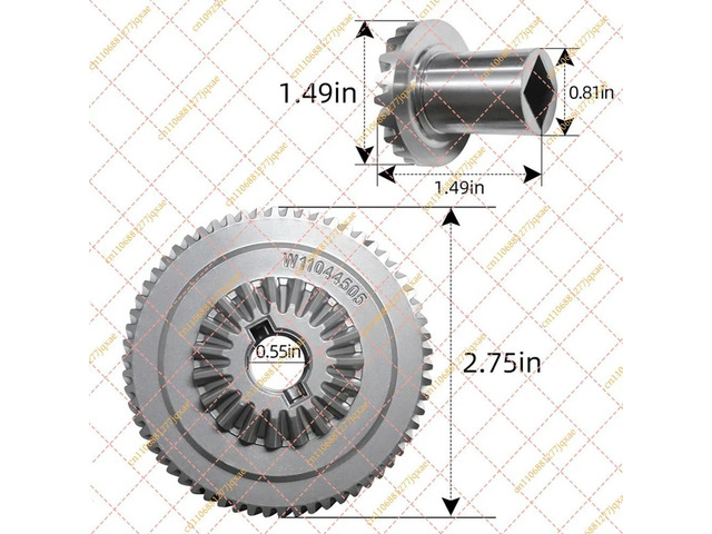Mixer Attachment Gear Hub Kit W11192794 4159643 4161403 9703905 9703907 W11175138 for KitchenAid Replacement