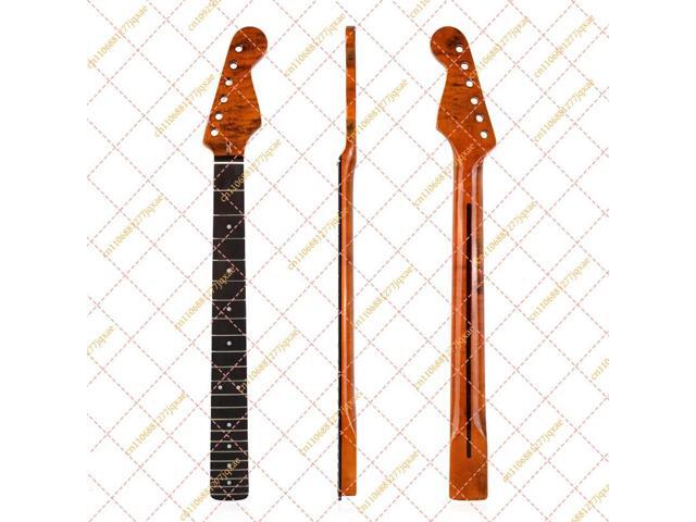 ST Paint Bright Light 22 Fret Rosewood Fingerboard Guitar Neck for ST Strat, Cow Bone Nut