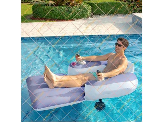 Electric Water Seat Floating Lounge Chair with Motor for Pool & Ocea