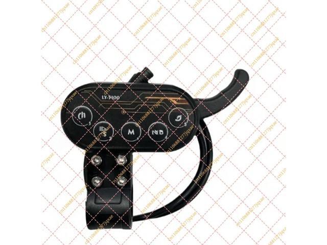 LIVIAE 52V/60V/72V Integrated Voltage Lock & Finger Throttle with Assist Button for M5 G14 S5