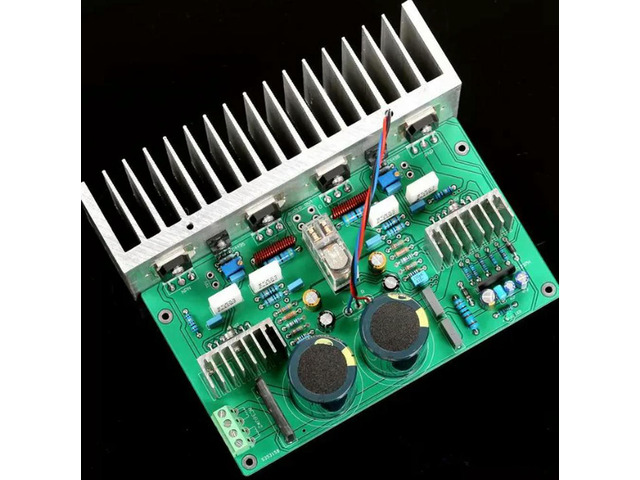UPC1342V Dual-Channel HiFi Power Amplifier, 150Wx2 Class A/B Audio Amp with Heatsink