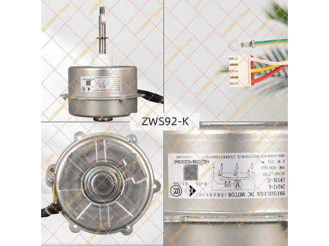 ew for Gree Inverter AC DC Brushless External Fan Motor - ZWS92-K LW92K-ZL Iron Shell Replacement Par