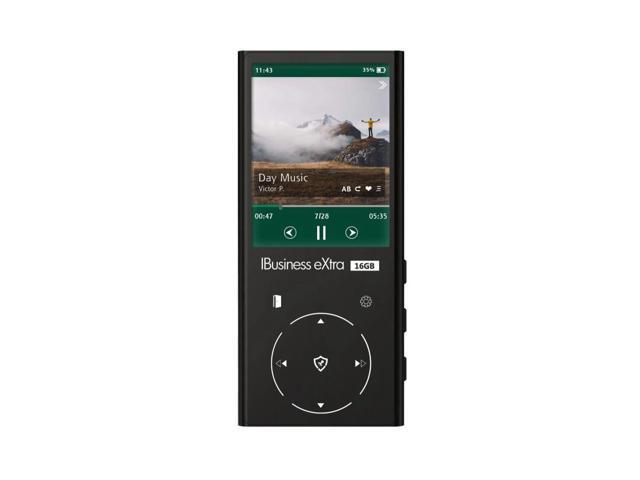 IBusiness Extra 16GB Kosher MP3 Player (Black) Dual Micro SD Slots Full Copy Paste System, 30 Hour Battery, Dual MicroSD Slots with Full Copy and...