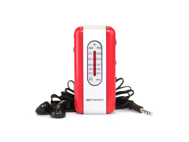 ER-7002 Portable AM/FM Radio with Included Earbuds, Compact and Lightweight Design, Built-in Speaker, 3.5mm Headphone Jack, and Easy Tuning ...