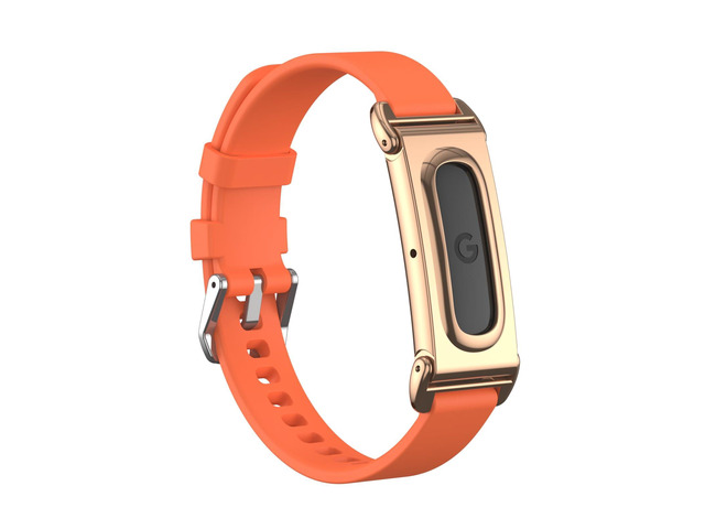 Miimal Silicone Band for Google Fitbit Air, Soft Rugged Breathable Replacement Case Band, Water & Sweat Resistant Sport Adjustable Strap Metal...