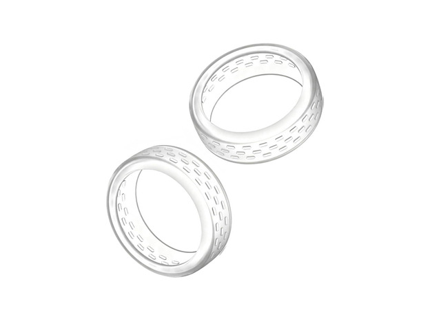 Silicone Ring Cover for Oura Ring 5, 2-Pack Soft Anti-Scratch Sleeve Smart Ring Protector, Lightweight & Comfortable for Daily Wear