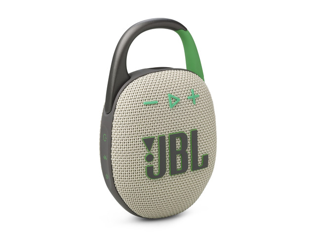 Clip 5 - Ultra-Portable Waterproof Speaker - Sand Ultra-portable Pro Sound, Redesigned carabiner, Up to 12 hours of playtime plus 3 hours with...