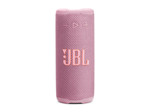 Grip Portable Bluetooth Speaker, Waterproof, Ambient Light - Pink Up to 14 Hr Playtime, AI Sound Boost, IP68 Waterproof And Dustproof,...