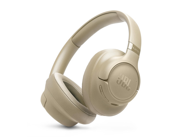 Tune 730BT - Wireless Over-Ear Headphones - Beige Pure Bass Sound, Customize your sound with the Headphones App, 2 beamforming mics for perfect...