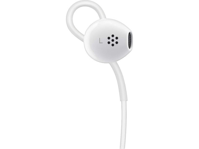 Earbuds Wired Headset USB-C, Comfortable Fit, Inline Controls, Compatible with Type-C Phones - White