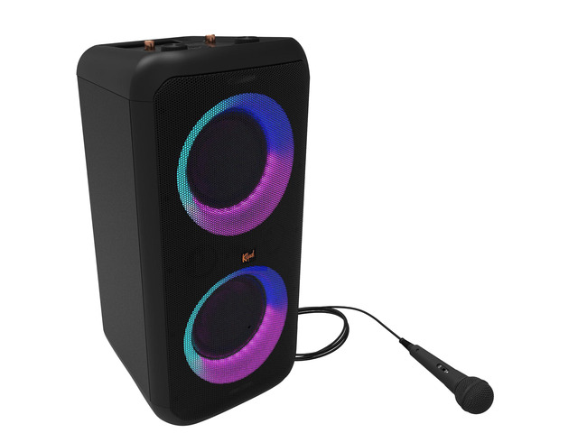 Gig XXL, Black - Portable Wireless Bluetooth Speaker - Multiple Color Modes - Bass Boost - Two 6.5' Woofers & Two 2' Tweeters - 8-Hour Playtime