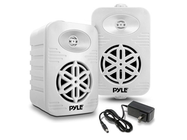 Usa Bluetooth Indoor Outdoor Speakers Pair - 500 Watt Dual Waterproof 5.25 2-Way Full Range Speaker System w/ 1/2 High Compliance Polymer Tweeter -...