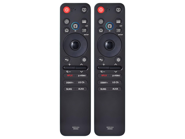 2 Pack MR25GA LG AI Magic Remote Control Replacement for 2019-2026 Smart TV Models - Easy Setup, Voice Control, Shortcut Keys - Works with LG OLED,...