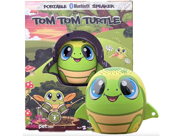 TWS Mini Bluetooth Animal Wireless Speaker for Kids of All Ages - True Wireless Stereo Pair with Another TWS Pet for Powerful Rich Room-Filling...