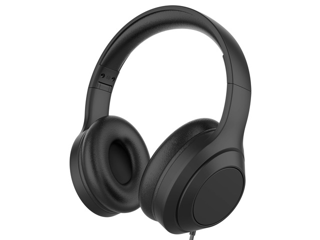 OSH140 Over The Ear Headphones with Wired USB-C Connection, 40mm Drivers, Protective Case Included, Inline Mic, Studio Grade Earpads, Collapsible...