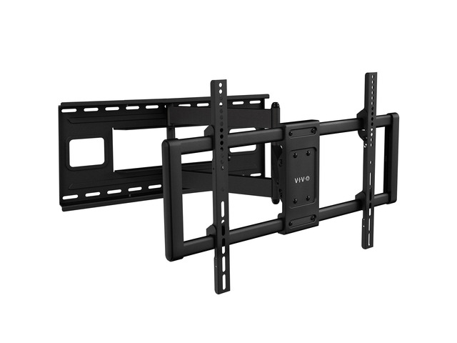Heavy Duty 43 to 85 inch Large Screen TV Articulating Wall Mount for LCD LED Flat and Curved Screens, Extended Arm Swivel Mount, Max VESA...