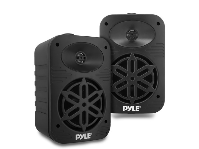 Usa Indoor Outdoor Speakers Pair - 500 Watt Dual Waterproof 5.25 2-Way Full Range Speaker System w/ 1/2 High Compliance Polymer Tweeter - in-Home,...