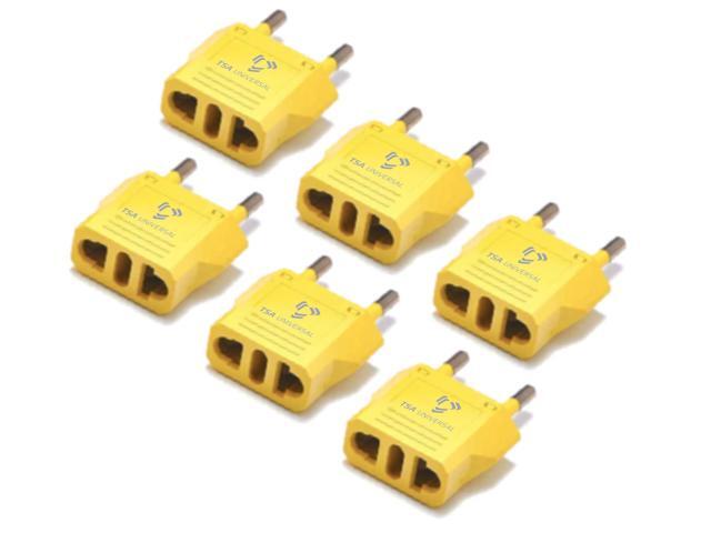 United States to Iceland Travel Power Adapter to Connect North American Electrical Plugs to Icelandic Outlets for Cell Phones, Tablets, eReaders,...