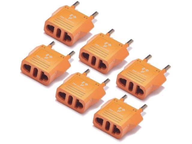 United States to Bulgaria Travel Power Adapter to Connect North American Electrical Plugs to Bulgarian Outlets for Cell Phones, Tablets, eReaders,...