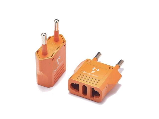United States to Slovakia Travel Power Adapter to Connect North American Electrical Plugs to Slovakian Outlets for Cell Phones, Tablets, eReaders,...