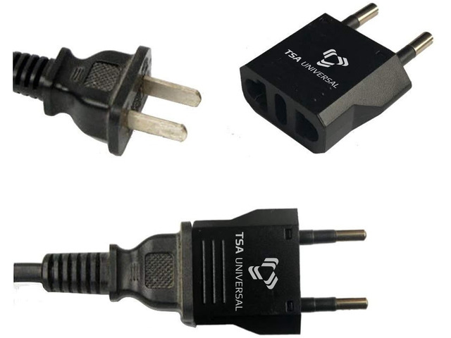 United States to Togo Travel Power Adapter to Connect North American Electrical Plugs to Togolese Outlets for Cell Phones, Tablets, eReaders, and...