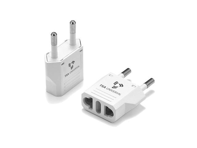 United States to Mongolia Travel Power Adapter to Connect North American Electrical Plugs to Mongolian Outlets for Cell Phones, Tablets, eReaders,...