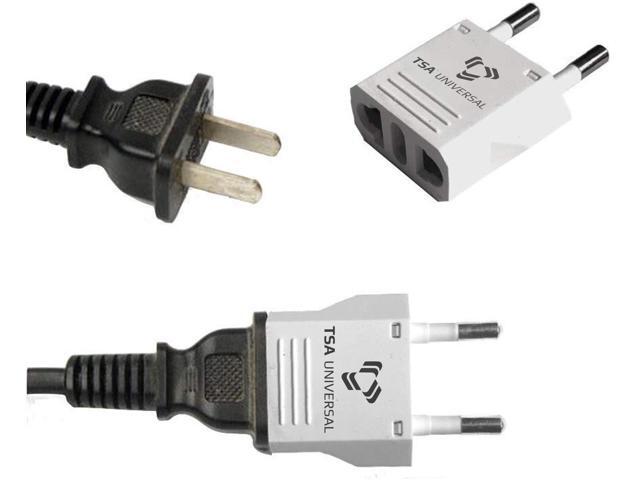 United States to Saint Barthelemy/St Barts Travel Power Adapter to Connect North American Electrical Plugs to Barthelemois outlets for Phones,...