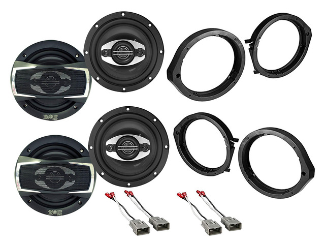 SP654-HSB524 2 Set of 6.5' Speakers Compatible with Honda Civic 2006-2011 Factory Speaker Replacement