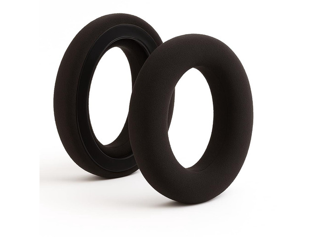 Earpads for HD600 Series, Velour Memory Foam, Easy Install, Stock Fit, Pad Upgrade