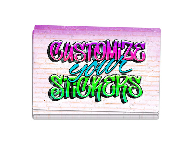 Custom Rectangle Stickers, Decals for Business (Rectangle) Custom stickers rectangle, Custom decals, Personalized logo stickers, Customizable...