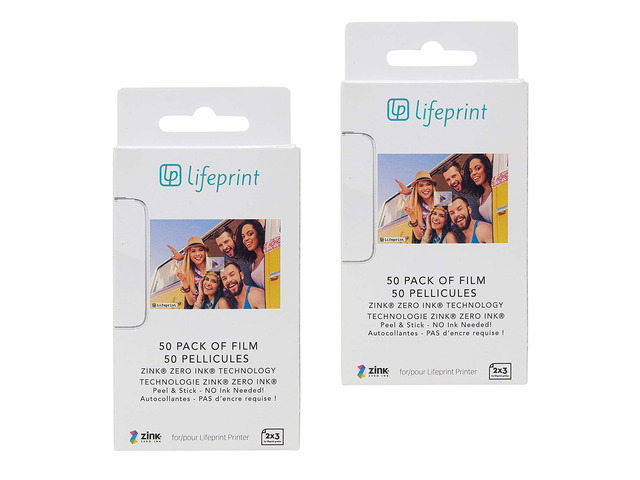2x3 Premium Zink Instant Print Photo Paper (100 Pack) Compatible with 2x3 Printers