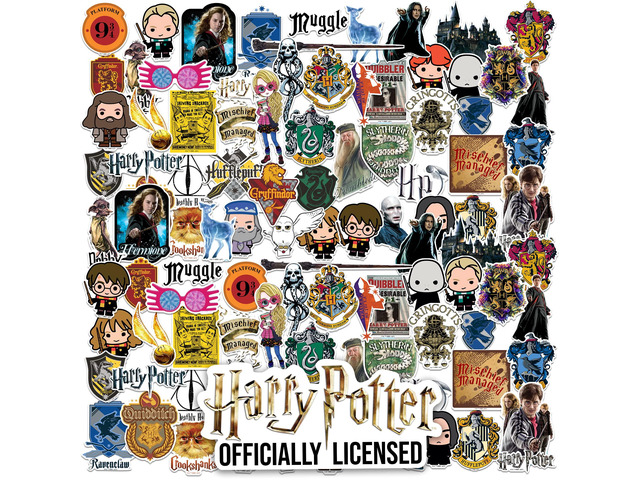 Harry Potter 150 Vinyl Stickers Waterproof Die-Cut Decals Laptop Scrapbook